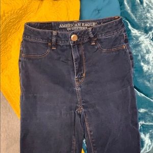 BOGO FREE American Eagle Sky Hi Jegging Dark Wash